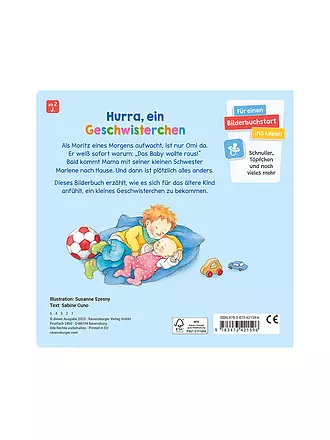 RAVENSBURGER | Libro - Ya somos cuatro, Sabine Cuno | 